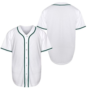 Wholesale Custom Black and Red Short Sleeve Shirt with Blank Pattern <b>Plus</b> <b>Size</b> Thick Jersey Design Sublimated Baseball Jersey - Product Image 4
