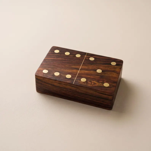 Wooden Domino Set, Personalized Dominoes Game Rosewood Double Six Tiles Game Boxes, & <b>Wall</b> <b>Signs</b> - Product Image 3