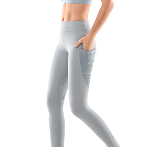 Leggings de sport décontractés respirants taille mi-haute pour femmes, grandes tailles, en polyester et élasthanne, services OEM ODM, leggings pour femmes - Product Image 1