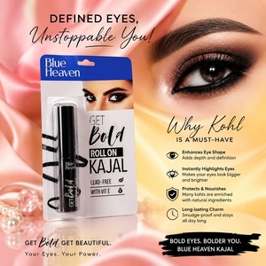 Natural Herbal and Vegan Kajal <b>Sticks</b> Tube Easy to Use Long Lasting Waterproof <b>Smudge</b> Proof 24 Hours Lasting Kohl Tube Kajal - Product Image 3