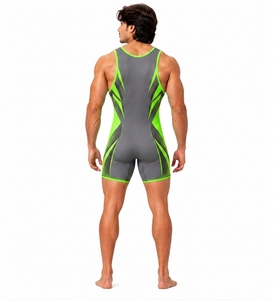 Trajes de Lucha Sublimados Personalizados de Alta Calidad para Hombres y Mujeres, Tallas Juveniles, Spandex, Servicio OEM Disponible al por Mayor - Product Image 2
