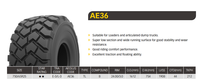 Шина AEOLUS AE36 750/65R25 высокого качества с 3-летней гарантией для погрузчиков и сочлененных самосвалов