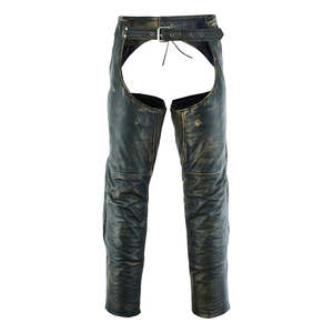2026 Premium Quality Men's Equestrian Wear Custom Made Fashionable OEM Service Leather <b>Chaps</b> for Horse <b>Riding</b> - Product Image 1