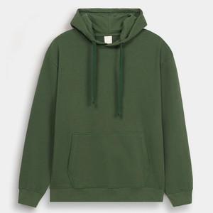 Sudadera con Capucha Negra Personalizada de Algodón 100% Grueso, Estilo Casual de Invierno, con Estampado Digital, Hombros Caídos y Bolsillo, Talla 6XL - Product Image 4