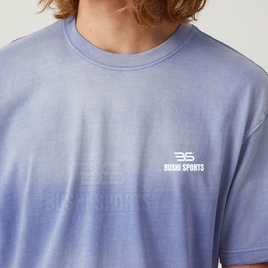 T-shirt vintage effet soleil délavé, sur mesure, coupe décontractée et tissu en coton lavé - Product Image 5
