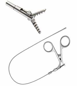 Juego de Instrumentos Quirúrgicos Ortopédicos para Artroscopia BSD, Pinza Flexible de 5Fr y 40 cm, Manual, Certificado CE ISO13485, Uso Hospitalario - Product Image 3