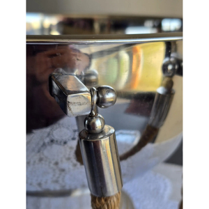 Insulated Aluminium Made Ice Bucket Luxury Design With Rope Handle <b>Cooler</b> Champagne Pail Silver Color for Home Bar Accessories - Product Image 3