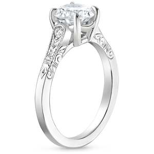 Classic Diamond <b>Ring</b> <b>Crafted</b> from 14K Rose Gold - Product Image 4
