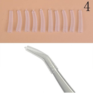 Juego de 10 Pinzas de Acero Inoxidable de Diseño Moderno para Injerto de Pestañas, Pinzas Curvas para Cejas, Reutilizables - Product Image 6