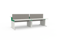 Bureau électrique moderne réglable en hauteur pour poste de travail à usage commercial