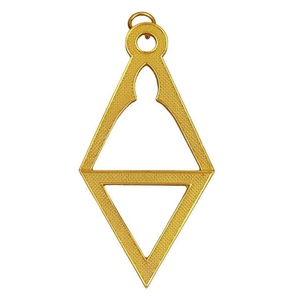 Royal Order of Scotland Gold <b>Collar</b> Jewel Masonic Regalia Geometric Emblem Ceremonial Lodge Accessory - Product Image 1
