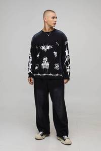 OEM Screen Printed <b>Custom</b> Men's Sweatshirt Personalized Long Sleeve Streetwear Casual Wear <b>Custom</b> Design Apparel Top Clothing - Product Image 6