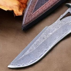 Cuchillos de Caza Profesionales con Hoja Fija Afilada, Mango Cómodo y Funda Protectora de Cuero para Camping y Senderismo - Product Image 4