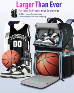 Sacs à dos de sport d'extérieur en gros avec fermeture éclair en PU et doublure en polyester pour l'été et le printemps, idéaux pour le football, la gym et le basketball - Product Image 5