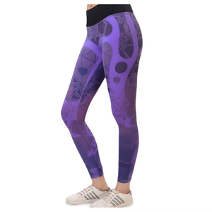 Leggings Deportivos Sublimados con Diseño Personalizado, Cintura Alta, Elásticos en 4 Direcciones, Pantalones de Yoga, Leggings de Entrenamiento para Mujer - Product Image 3