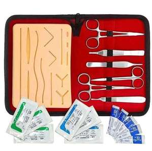 Suture <b>Practice</b> <b>Pad</b> Kit with Medic Instruments for Medical Education and Surgical Training <b>Practice</b> By Grip Surgical - Product Image 5