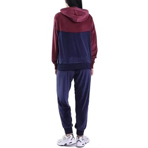 Conjunto Deportivo Premium para Mujer, Forrado de Felpa, Sudadera y Pantalones Deportivos, Informal, Cálido para Invierno, Dos Piezas, con Capucha - Product Image 2