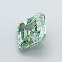 Diamant de laboratoire CVD vert intense fantaisie radiant de 2,05 carats, clarté VS1, taille excellente, pierre précieuse de luxe
