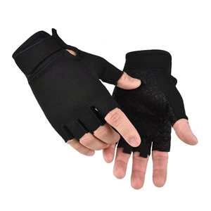 Leather Fitness <b>Gloves</b> Button Closure Breathable Non Slip Grip <b>Weight</b> Lifting Gym Workout <b>Gloves</b> Unisex grip sports <b>gloves</b> work - Product Image 6