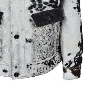 Veste en cuir véritable de vache vintage décontractée pour homme, nouvelle collection hiver, avec poche zippée, respirante et coupe-vent, idéale pour la moto - Product Image 6