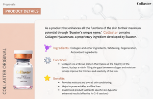 COLLASTER ORIGINAL - Set de Ampollas Hidratantes Profesionales con Colágeno e Hialuronato, Antiarrugas, Blanqueadoras, Antienvejecimiento, Potenciadoras de la Piel - Product Image 2