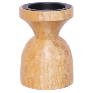 Candelabro Redondo de Madera Hecho a Mano CS-033 para Uso Religioso - Product Image 1