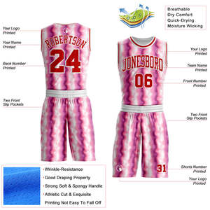 Custom Made Breathable Quick Dry Sports Wear Basketball Uniform Unisex Wholesale Price Custom New Design Printed Team Basketball - Product Image 2