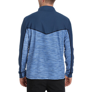 เสื้อกอล์ฟผู้ชายแบบซิป ¼ ตัว แขนยาว สำหรับเล่นกีฬา ออกแบบได้ตามสั่ง รับผลิตแบบ OEM ขายส่ง - Product Image 2