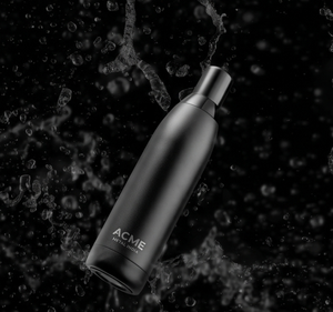 Elegante Botella de Agua de Acero Inoxidable Negro Mate, Botella Ecológica y Estilosa para Uso Diario, Yoga, Gimnasio, Oficina, Viajes, Regalo - Product Image 1