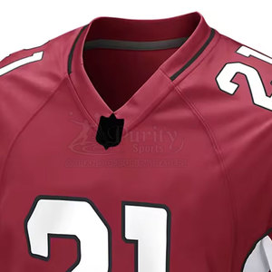 Camiseta cómoda de fútbol americano de manga corta para hombre, talla grande, ropa deportiva, camiseta de fútbol americano en venta - Product Image 4