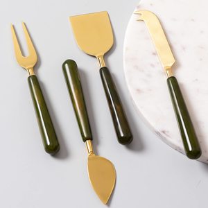 Ensemble de couverts en acier inoxydable de qualité, écologiques et durables, pour les dîners festifs, utilisation quotidienne, ustensiles de cuisine modernes - Product Image 3