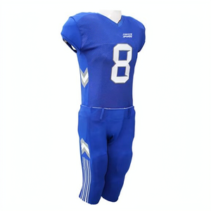 Conjunto de Pantalones y Camiseta de Fútbol Americano Personalizados, 100% Poliéster, Transpirables, Suaves, de Alta Calidad, Colores Personalizados, Tallas Grandes - Product Image 1