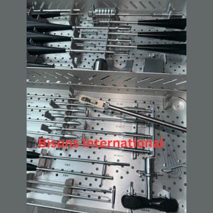 Kit chirurgical complet d'instruments de fusion intercorporelle vertébrale Bisons International, certifié CE Classe I, taille personnalisée - Product Image 3