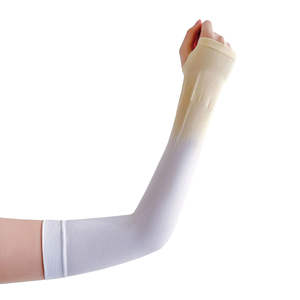 Mangas de protección UV de seda fina para deportes al aire libre, para hombres y mujeres, flexibles, protegen la piel del polvo. - Product Image 3