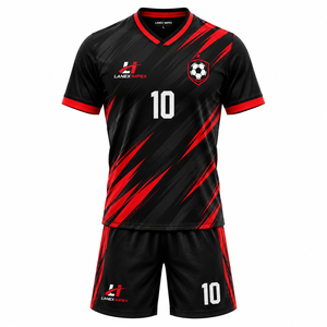 Ensembles d'uniformes de football personnalisés en gros – Maillots et shorts de football respirants, tenues de sport personnalisées pour clubs et écoles - Product Image 1