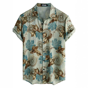 Hawaiian 3D Printed <b>Shirt</b> Bestseller Notch Collar Short Sleeve <b>Shirt</b> - Product Image 2