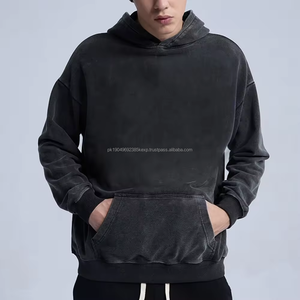 Sudaderas con Capucha para Hombre al por Mayor, Estilo Vintage, Holgadas, Deslavadas, con Estampado Ácido - Product Image 6