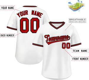 Vente en gros de maillots de softball et de baseball personnalisés Maillots personnalisables respirants pour jeunes - Product Image 2