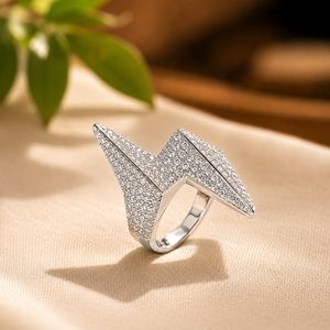 Hip Hop Moissanite Engagement <b>Ring</b> 14K Plated Rose <b>Gold</b> Solitaire Wedding <b>Ring</b> Brilliant Round Diamond Men's <b>Ring</b> - Product Image 6