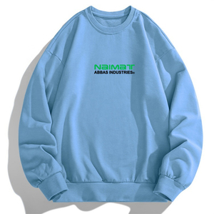 Sweat-shirt à col rond pour homme, coupe décontractée, vêtement de détente, couche extérieure, en mélange de coton confortable et doux, pull en polaire - Product Image 6