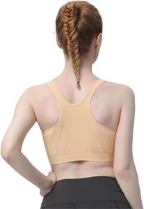 Sujetador Deportivo Transpirable de Cobertura Total para Mujer, Talla Grande, con Logotipo Frontal, para Actividades de Fitness de Alta Intensidad - Product Image 5