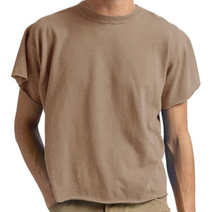 Camisetas de Hombre de Alta Calidad con Logotipo Impreso, Hombros Caídos, 100% Algodón, 260g, Estilo Urbano, Oversize, Corte Cuadrado - Product Image 1