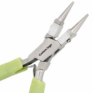 Pince à bec rond en nylon pour la fabrication de bijoux, outil de bouclage de fil anti-rayures, fabriquée en acier inoxydable de haute qualité - Product Image 2