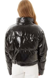 Black Oversized <b>Crop</b> Puffer Jacket Women Casual Bubble <b>Crop</b> <b>Top</b> for Women Puffer Jacket 2026 - Product Image 5