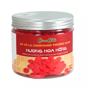 Wholesale Delicious Sweet HALAL Compound Chocolate OEM/ODM Bakery Biscuits Cookies Rose Chocolate Button Cocoa 1KG Good Price - Product Image 1