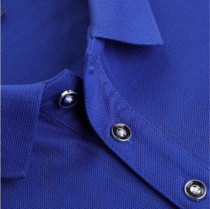 Camisa Polo de Lujo para Hombre, Algodón Elástico de Alta Calidad, Corte Ajustado, Ropa Casual de Negocios, Marca Personalizada, Proveedor al por Mayor, Mercado Estadounidense - Product Image 5