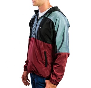 Chaqueta Cortavientos de Nailon Transpirable para Hombre, Talla Grande, Estilo Casual, Deportiva, para Exteriores, con Cierre de Cremallera, Impermeable, para Verano - Product Image 6
