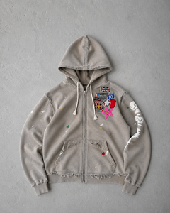 Sweat à capuche vintage pour homme, tissu polaire, écologique, respirant, séchage rapide, design décontracté avec poche, polyester/coton - Product Image 4