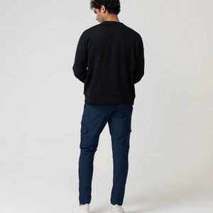 Sweat-shirt pour homme sur mesure de haute qualité et durable, en polaire solide, décontracté, pour l'hiver, séchage rapide, respirant, service OEM - Product Image 5