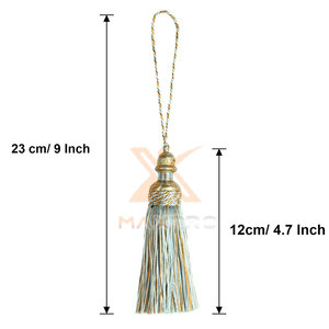 Borlas de Hilo Metálico de Nailon/Poliéster de Alta Calidad, Tamaño y Color Personalizados, Precio Bajo, Venta al Por Mayor en Grandes Cantidades - Product Image 2